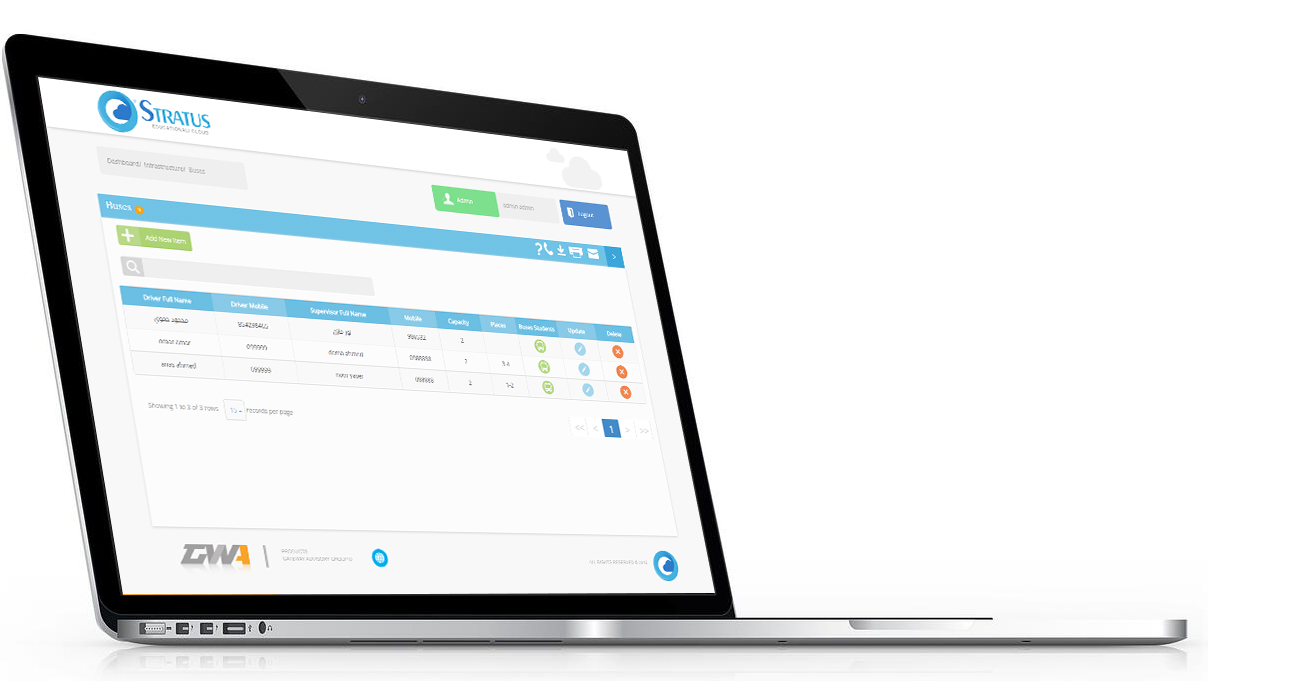 School buses administration